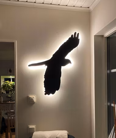 Vägglampa Ängshök