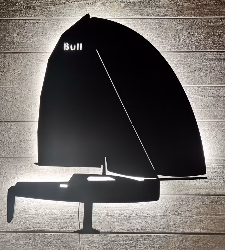 Vägglampa Segelbåt Bull