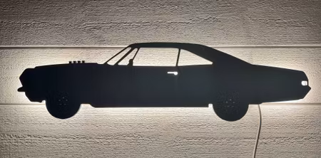 Vägglampa Bil CHEVROLET Impala 1965 White lighting