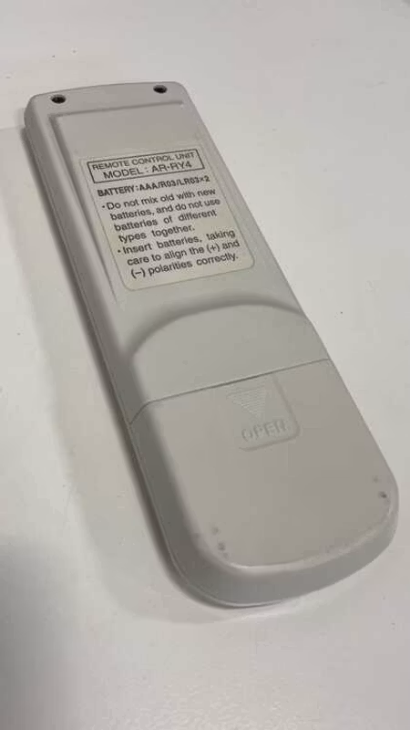 Fujitsu Remote Control (AR-RY4)