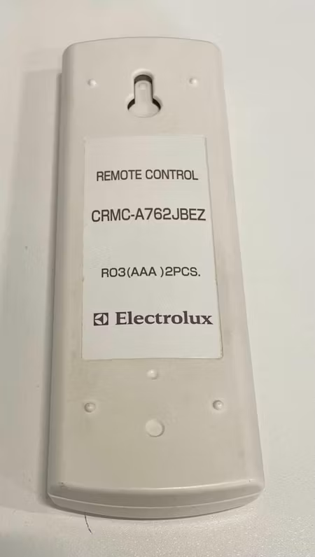 Electrolux Remote Control Part no. CRMC-A762JBEZ