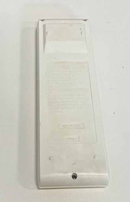 Daikin Remote Control Part no. ARC452A1