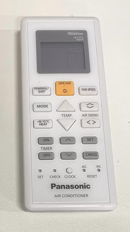 Panasonic Remote Control Part no. 07880