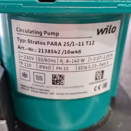 IVT / Bosch Circulation Pump Part no. 8738204345