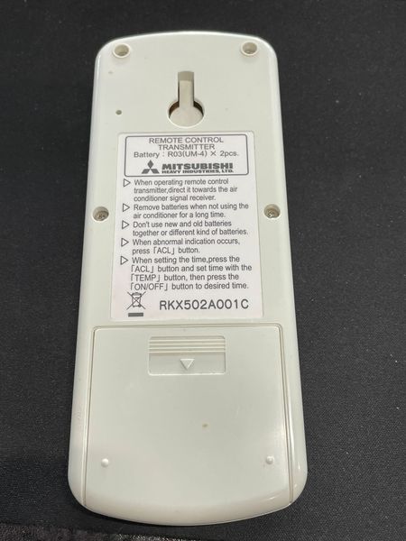 Mitsubishi Heavy Remote Control (RKX502A001C)
