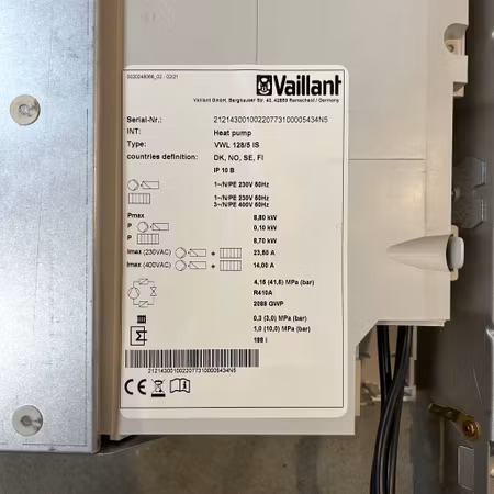 Complete Display Vaillant VWL 128/5 IS (0020239939)