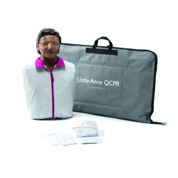 Little Anne QCPR HLR-Docka med feedback, mörk hud