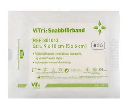 Självhäftande förband med kompress 9 x 10 cm 30-pack