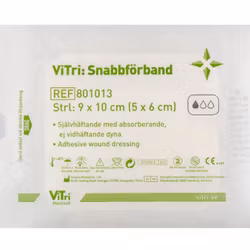 Självhäftande förband med kompress 9 x 10 cm 30-pack