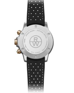 Raymond Weil Tango Mens Chrono Sort gummi / Sort 43mm