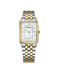 Raymond Weil Toccata Rectangular Diamond Two-tone / Perlemor