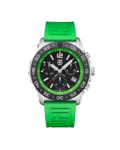 Luminox Pacific Diver Chrono Sort / Grønn 44mm med ekstra grønn gummirem