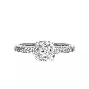 Noor Aurora diamantring TW/SI 0,40 ct.
