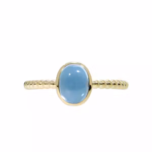 Noor Candy gullring med topas
