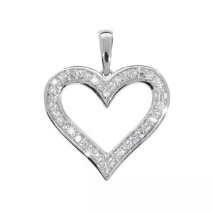 Noor Cupid hvitt diamantanheng