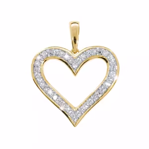 Noor Cupid gult diamantanheng
