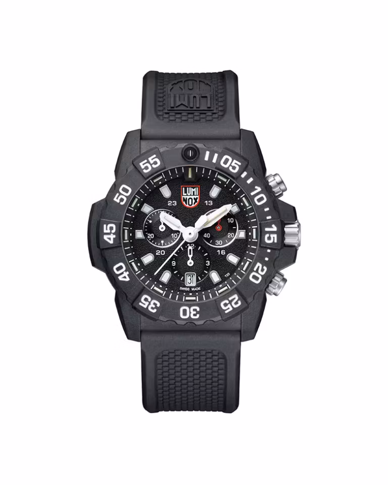 Luminox Navy Seal Chrono Sort / Sort / Hvit 45mm