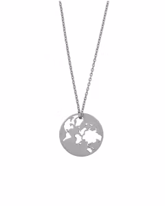 By Biehl Beautiful World Necklace Silver 45cm