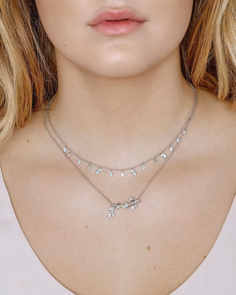 By Biehl Jungle Vine Necklace Silver