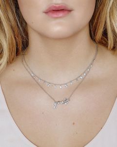 By Biehl Jungle Vine Necklace Silver
