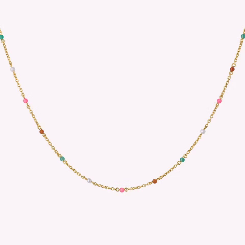 By Biehl Scarlett halskjede colors gold