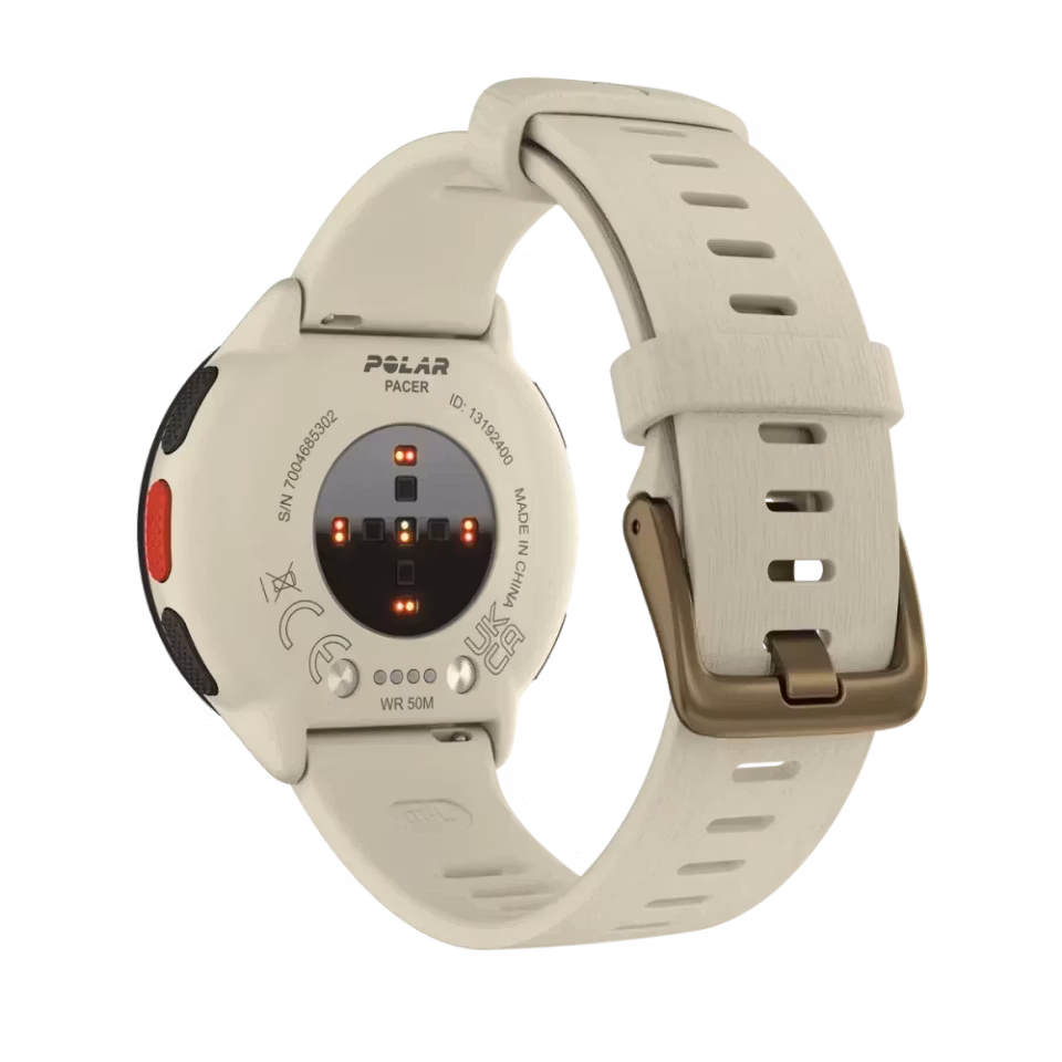 Polar Pacer Cloud White
