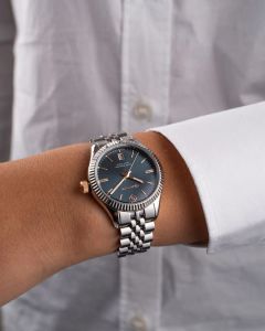 Gant Sussex Lady Stål / Blå 34mm