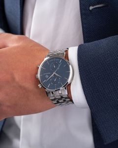 Gant Park Hill Day-Date Gent Stål / Blå 43,5mm