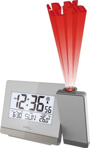 Techno Line WT538 WT 538 Radio Projection klokke Sølv farge