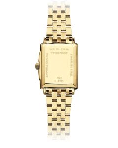 Raymond Weil Toccata Ladies Rectangular Diamond Gullfarget stål / Perlemor