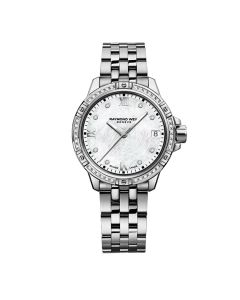 Raymond Weil Tango Ladies Diamonds Stål / Perlemor 30mm
