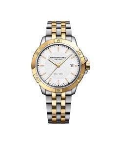 Raymond Weil Tango Mens Two-tone / Hvit / Indekser 41mm