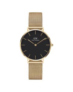 Daniel Wellington Petite Evergold Gold 32mm Black