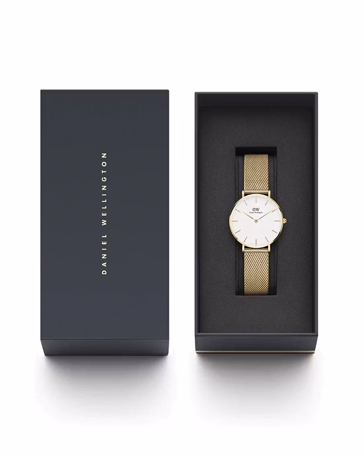Daniel Wellington Petite Evergold Gold 32mm White