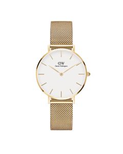 Daniel Wellington Petite Evergold Gold 32mm White