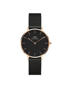 Daniel Wellington Petite Ashfield Rose Black 32mm