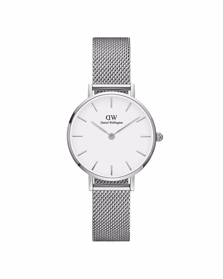 Daniel Wellington Petite Sterling 28mm White