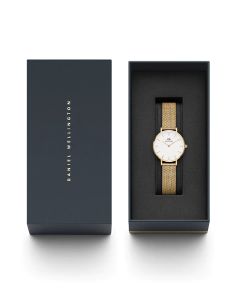Daniel Wellington Petite Evergold Gold 28mm White