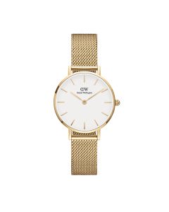 Daniel Wellington Petite Evergold Gold 28mm White
