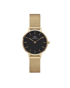 Daniel Wellington Petite Evergold Gold 28mm Black