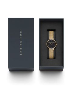 Daniel Wellington Petite Evergold Gold 28mm Black