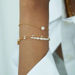 By Biehl Aura armbånd 14k gullforgylt