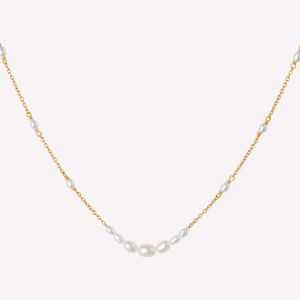 By Biehl Aura halskjede 14k gullforgylt