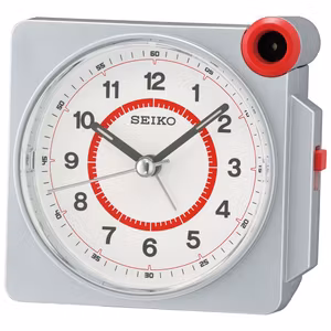 SEIKO ALARM CLOCK 10X9X6CM SWEEP BEEP VOLUME LUMI