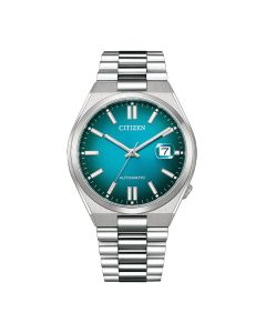 Citizen Tsuyosa Automatic Stål / Blå Tiger Eye 40mm
