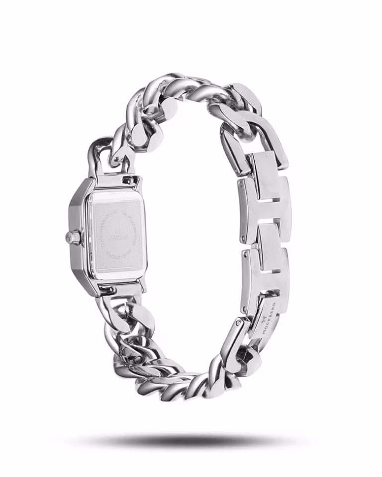 Mockberg Grace Stål / Hvit 18x19mm SKU   |   MO304