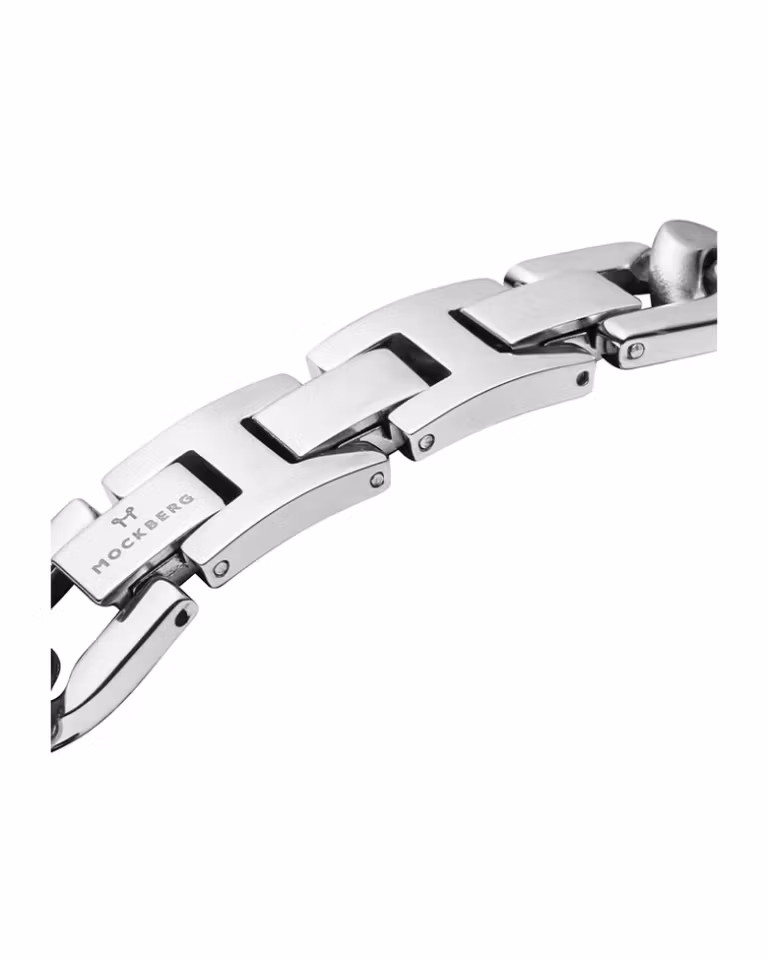 Mockberg Grace Stål / Hvit 18x19mm SKU   |   MO304