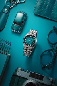 Citizen Tsuyosa Automatic Stål / Blå Tiger Eye 40mm