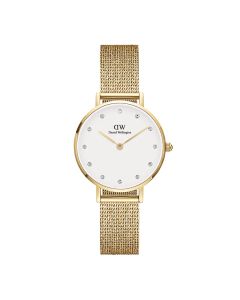 Daniel Wellington Petite Lumine Pressed Evergold 28mm White