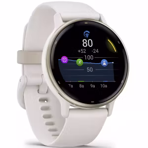 Garmin Vivoactive 5 Ivory & Cream Gold